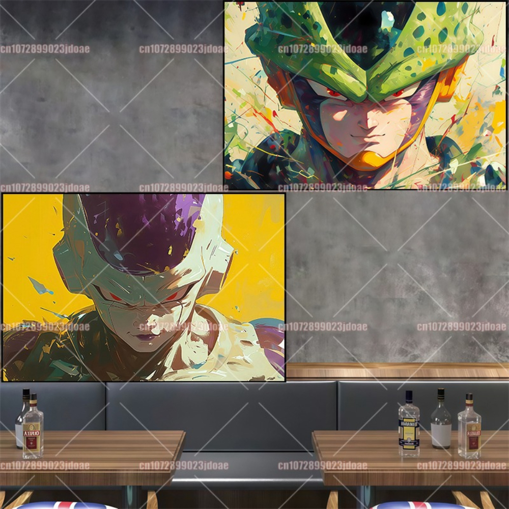 Dragon Ball Anime Wall Art - V - Home Decor Tv avaliação e preço