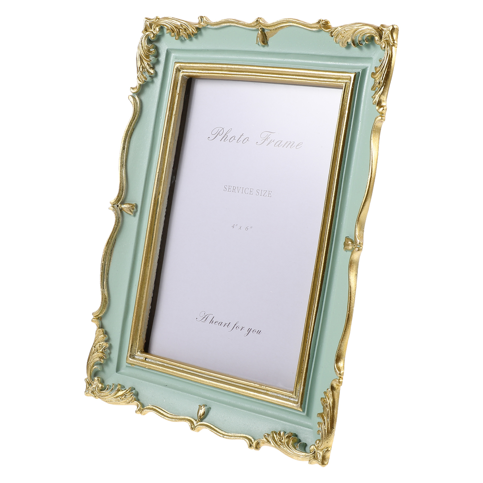 Resin Glass Vintage Photo Fram - Bamboo Photo Frame avaliação e preço