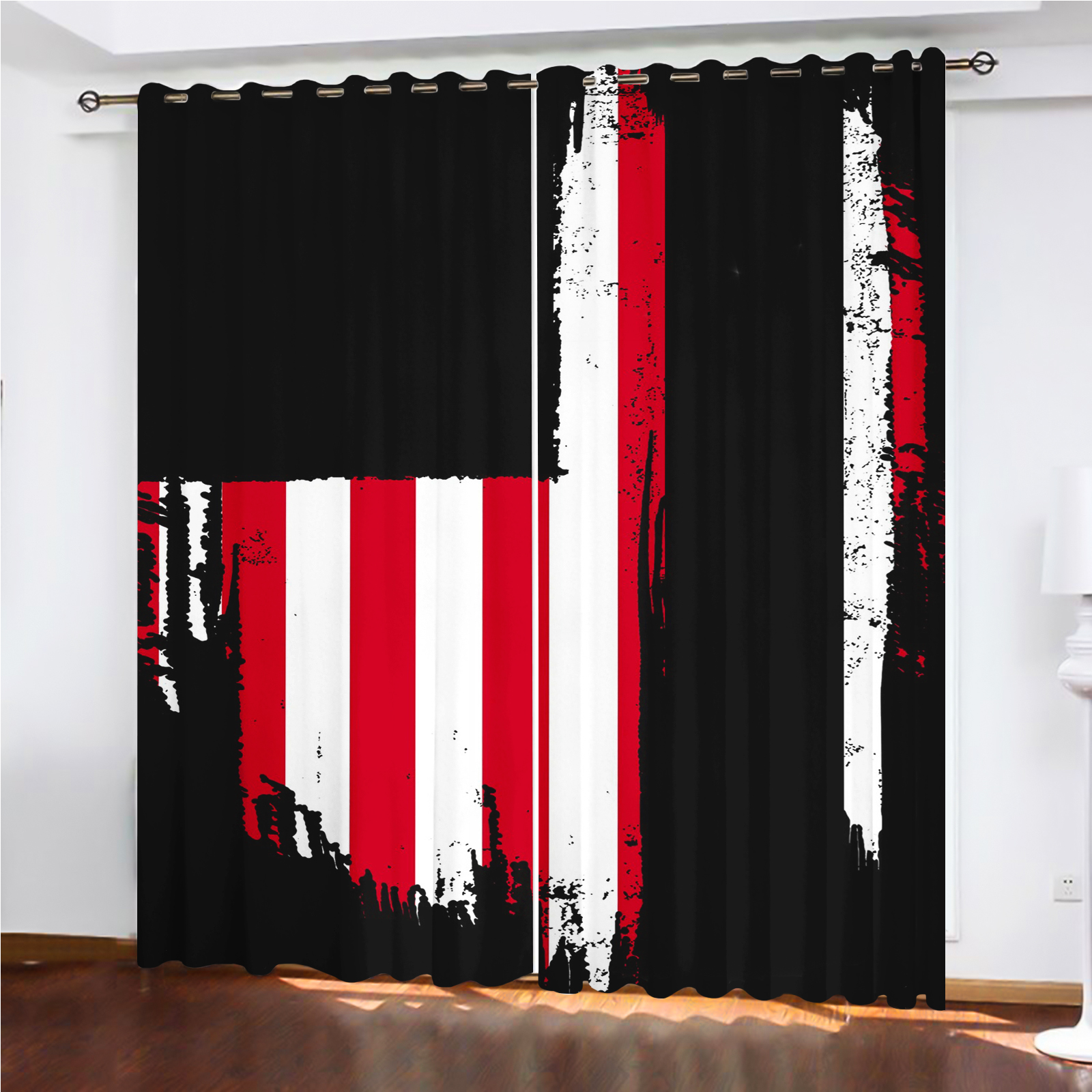 America 250th Anniversary Curt - Home Decor Curtain avaliação e preço