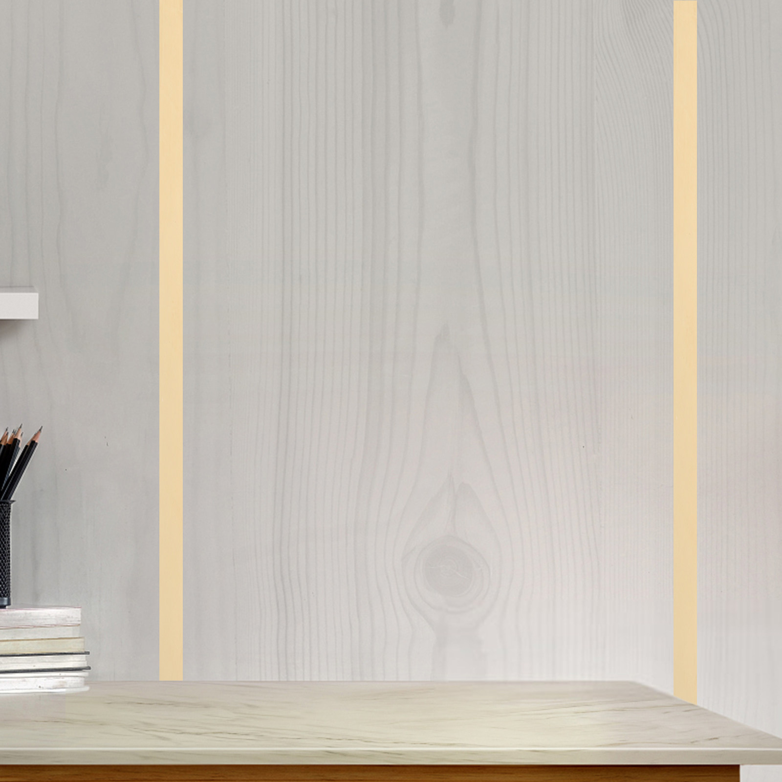 Stainless Steel Self-Adhesive  - Home Decor Wall Molding avaliação e preço