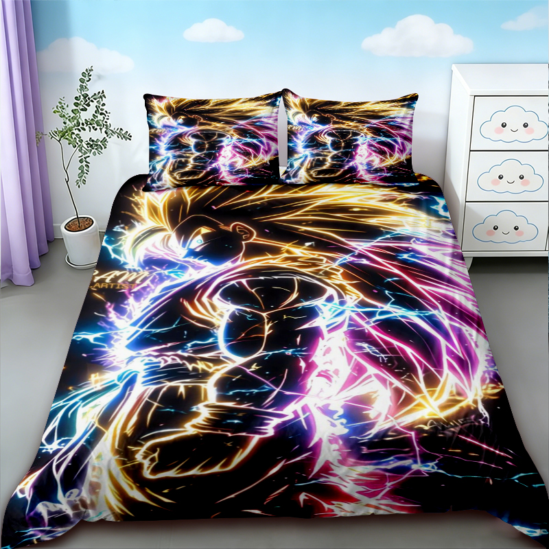 Teens Goku Duvet Cover Dragon  - Home Decor Tv avaliação e preço