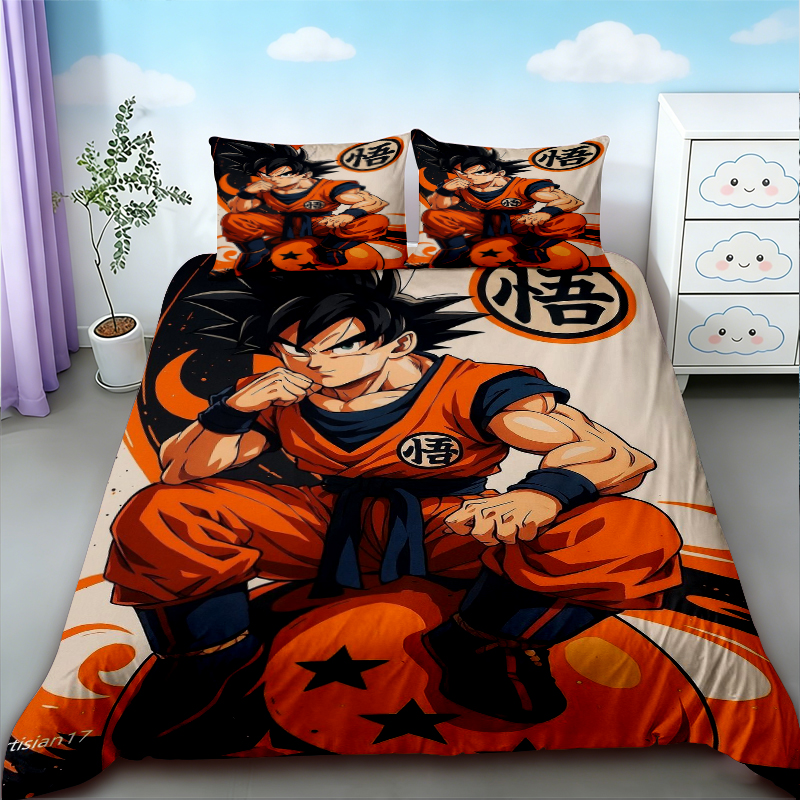 Teens Goku Duvet Cover Dragon  - Home Decor Tv avaliação e preço