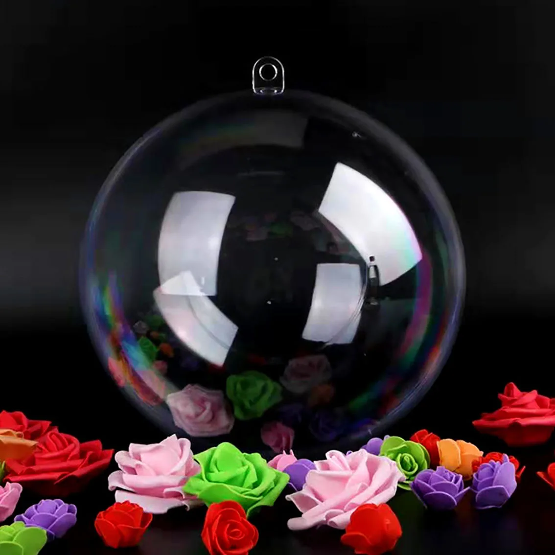 1-20CM Transparent Balls Hollo - Home Decor Xmas Gifts avaliação e preço
