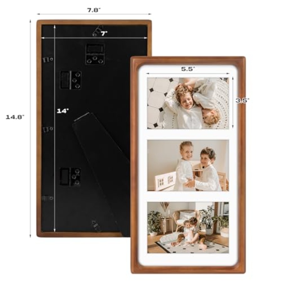 4x6 Collage Picture Frame - So - Bamboo Photo Frame avaliação e preço
