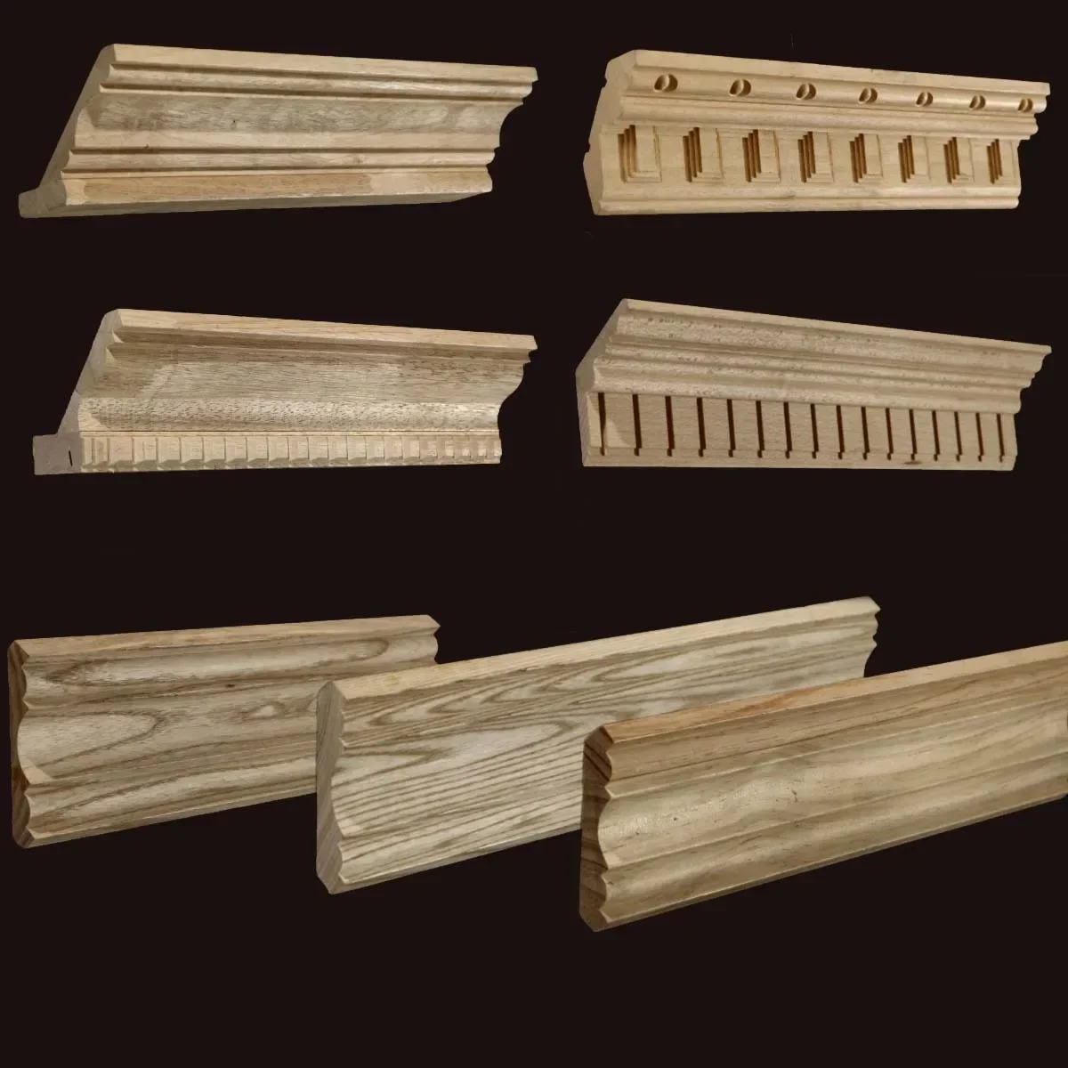 Decorative Wood Moldings Woode - Home Decor Wall Molding avaliação e preço