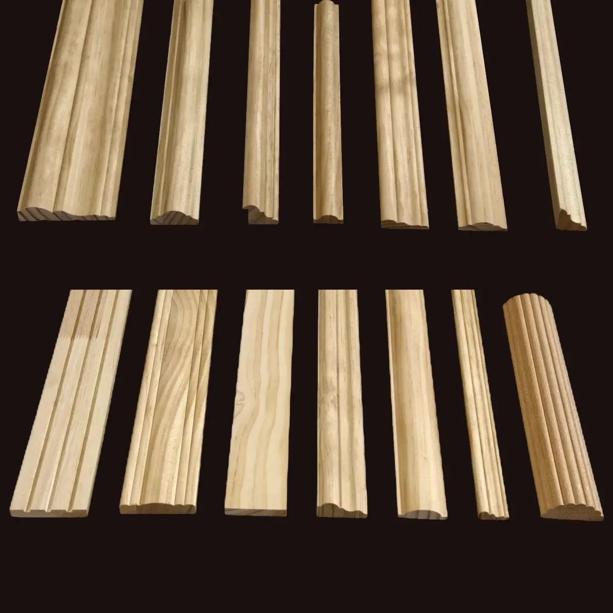 Decorative Wood Moldings Woode - Home Decor Wall Molding avaliação e preço