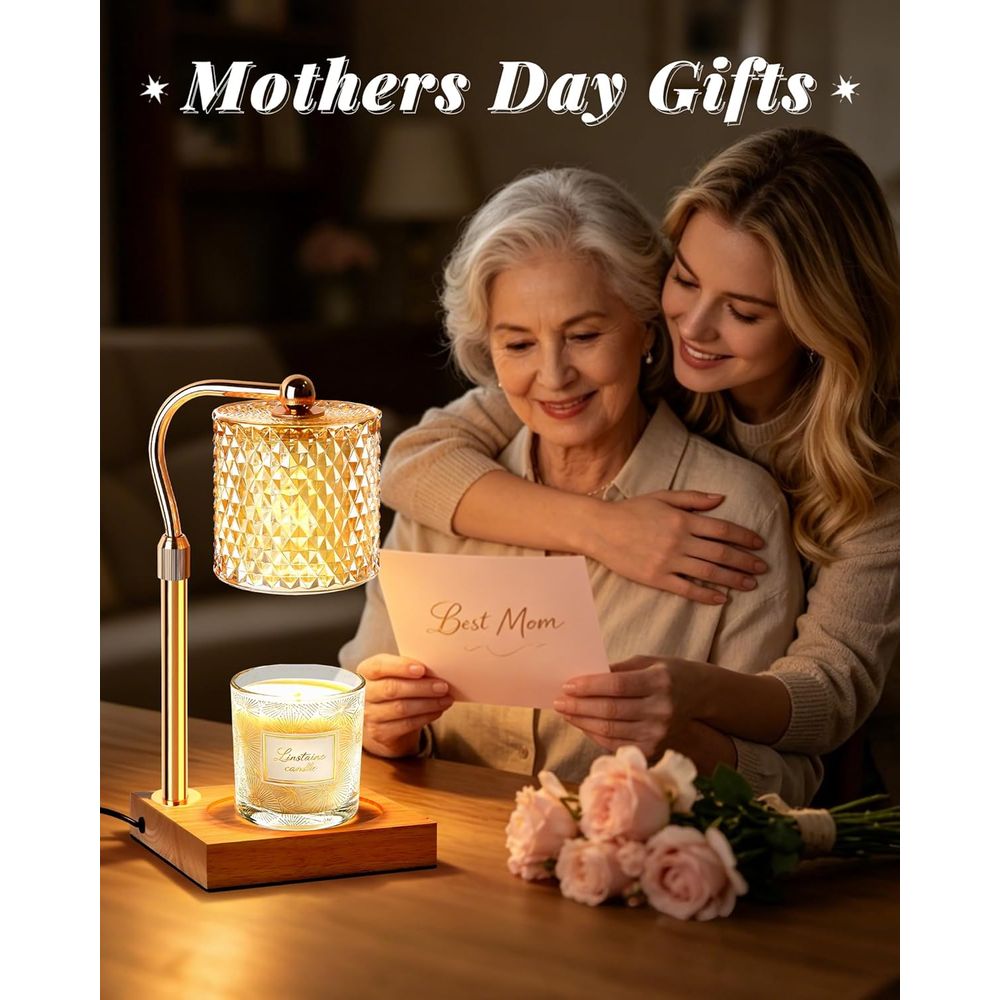 Adjustable Height Candle Warme - Home Decor Gold avaliação e preço