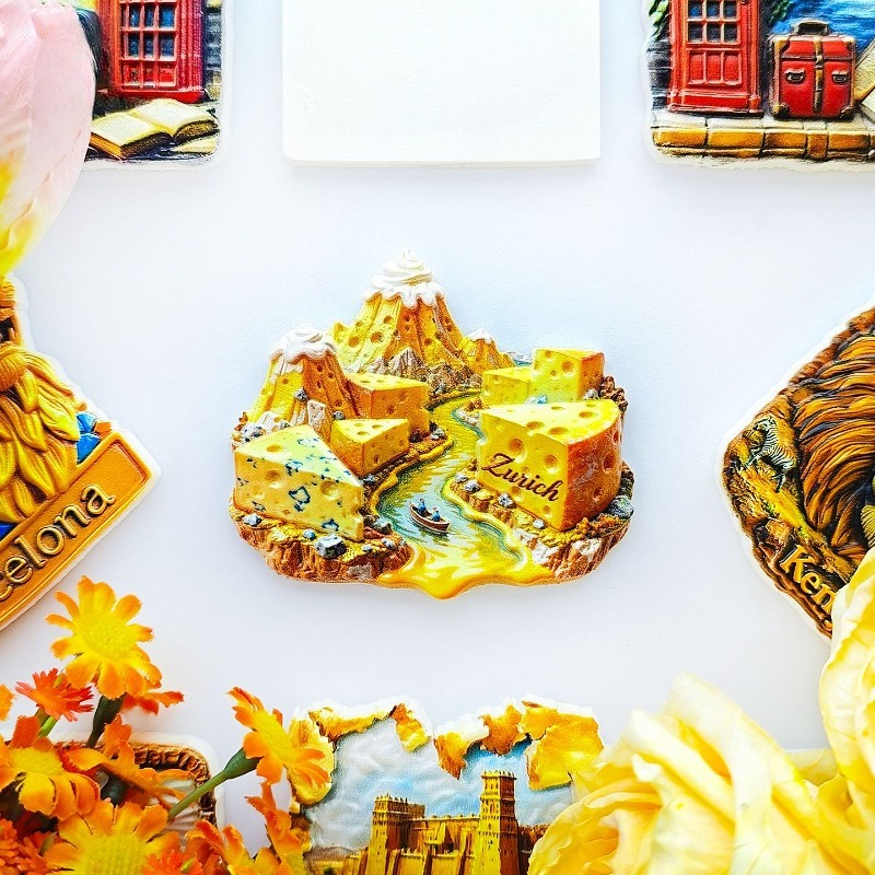 Zurich Cheese Fridge Magnet -  - Home Decor Zurich avaliação e preço
