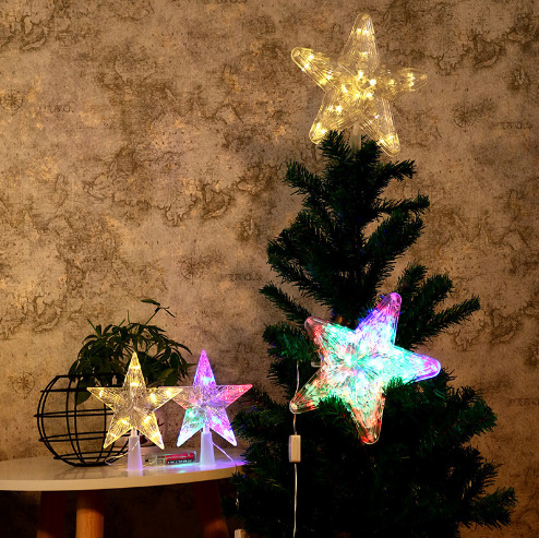 15/19/23cm Christmas Tree Top  - Home Decor Xmas Gifts avaliação e preço