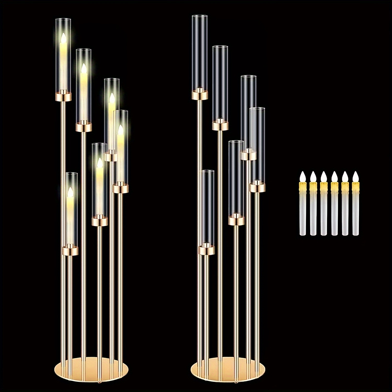 2 Sets Floor Candelabra 6 Arms - Flooring Home Decor avaliação e preço