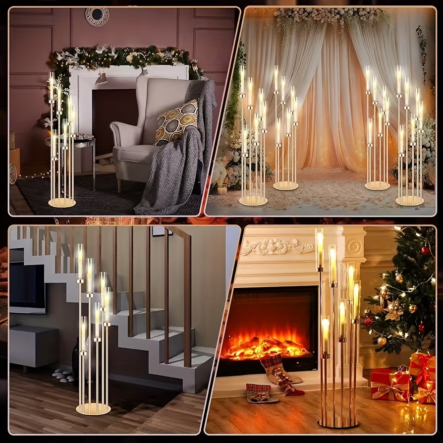 2 Sets Floor Candelabra 6 Arms - Flooring Home Decor avaliação e preço