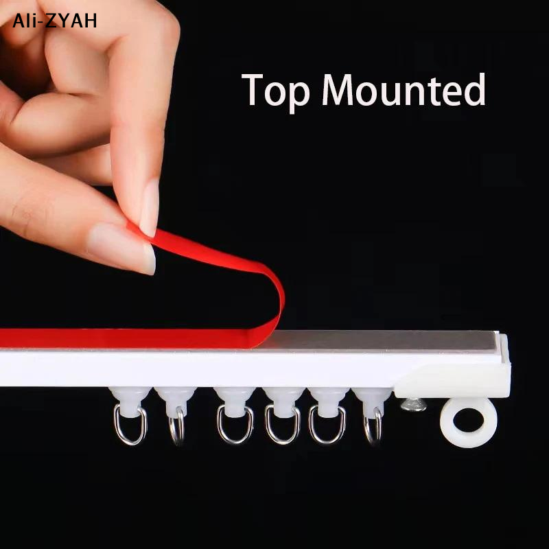 【R1a】Self Adhesive Curtain Sli - Home Decor Curtain avaliação e preço