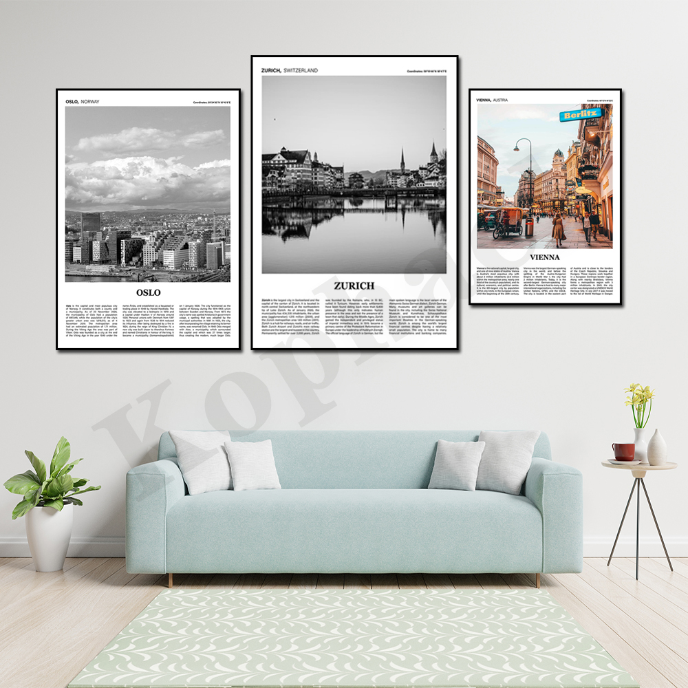 Stockholm Rome Geneva Istanbul - Home Decor Zurich avaliação e preço
