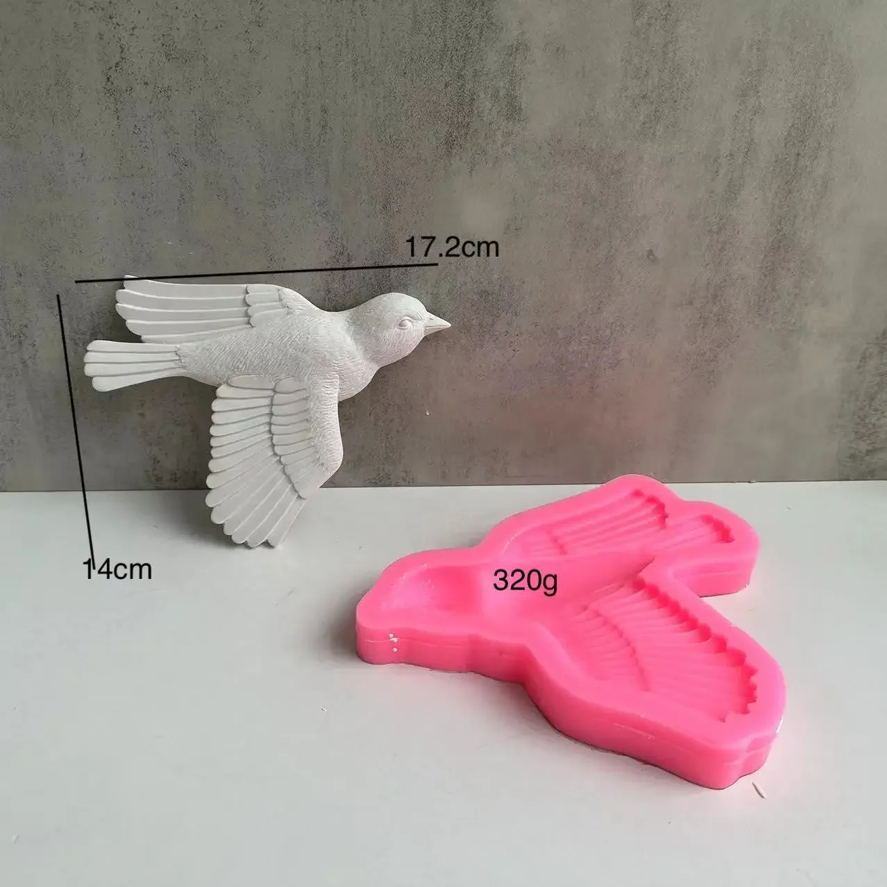 Hummingbird Silicone Mold Swal - Home Decor Wall Molding avaliação e preço
