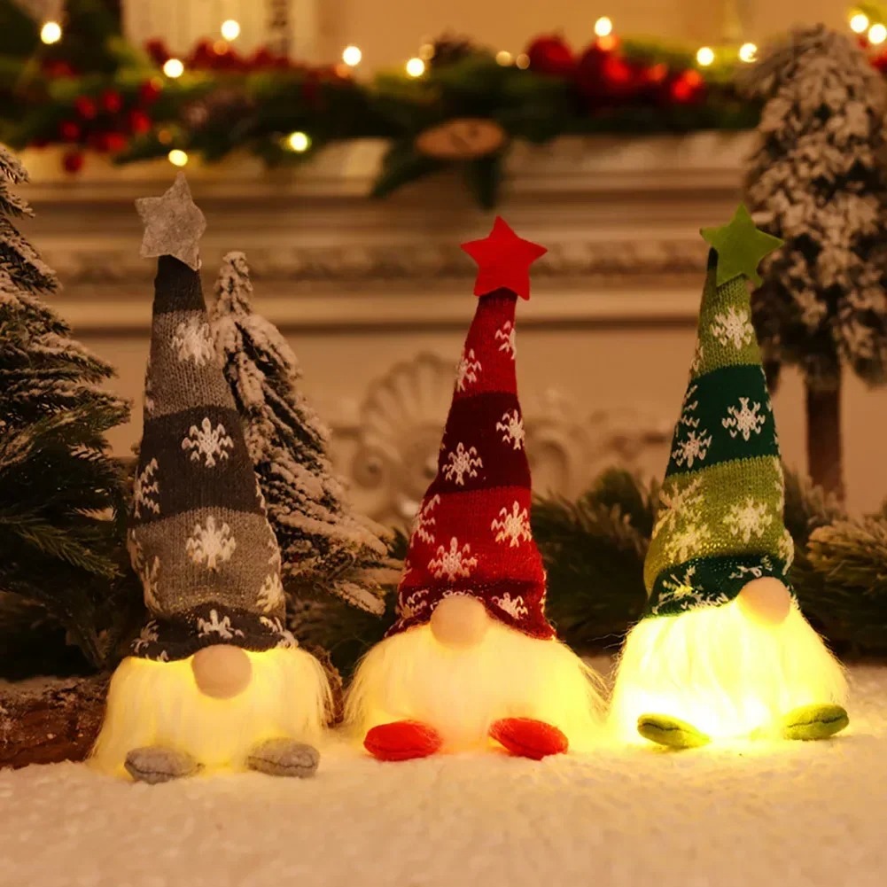 LED Christmas Gnome Faceless D - Home Decor Xmas Gifts avaliação e preço
