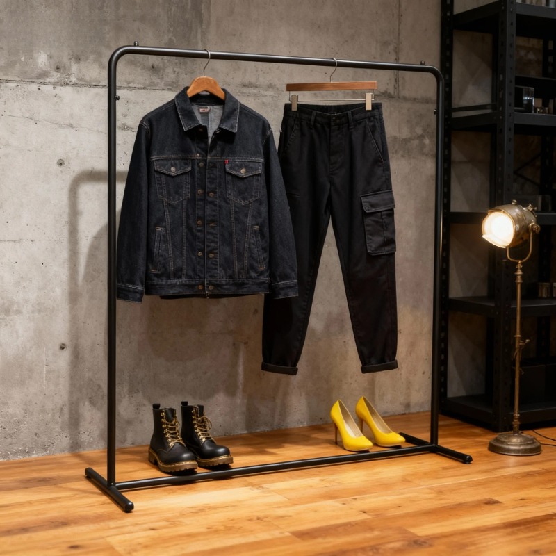 Luxury Gold Clothes Rack Iron  - Home Decor Retail Stores avaliação e preço