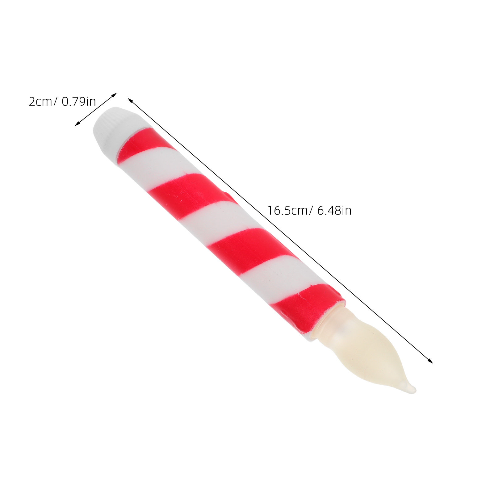 6Pcs Flameless Stickers Stripe - Home Decor Sticker avaliação e preço