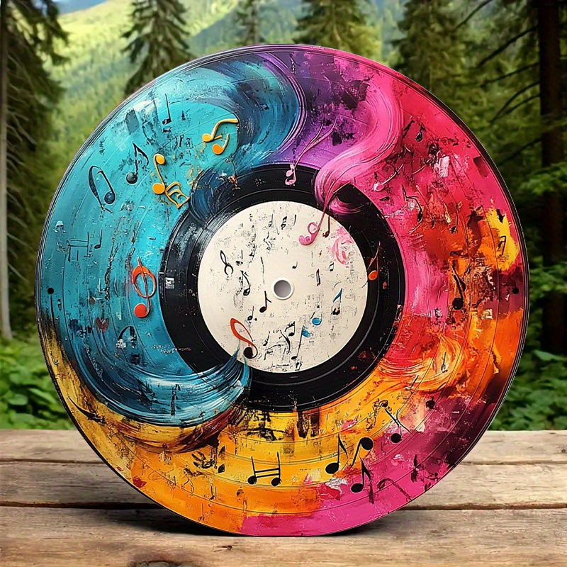 12-Inch Vibrant Vinyl Record A - Home Decor Kit avaliação e preço