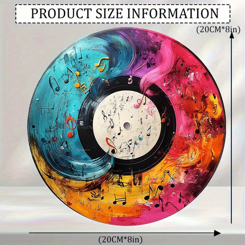 12-Inch Vibrant Vinyl Record A - Home Decor Kit avaliação e preço