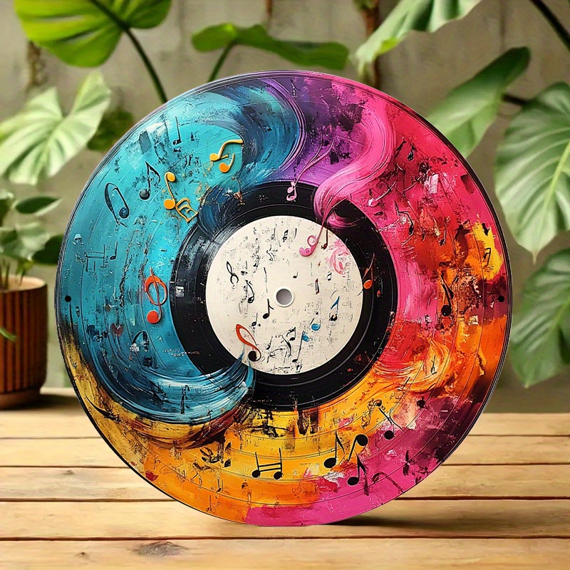 12-Inch Vibrant Vinyl Record A - Home Decor Kit avaliação e preço