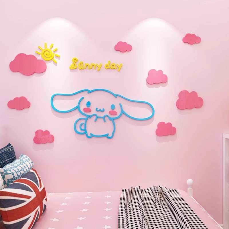 Sanrio Stickers Acrylic Layout - Home Decor Sticker avaliação e preço