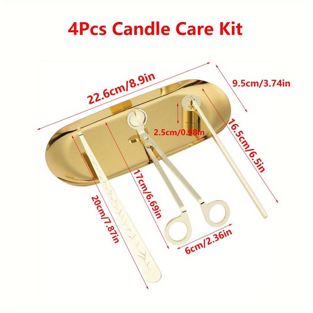 4pcs/set Luxury Candle Care Ki - Home Decor Kit avaliação e preço