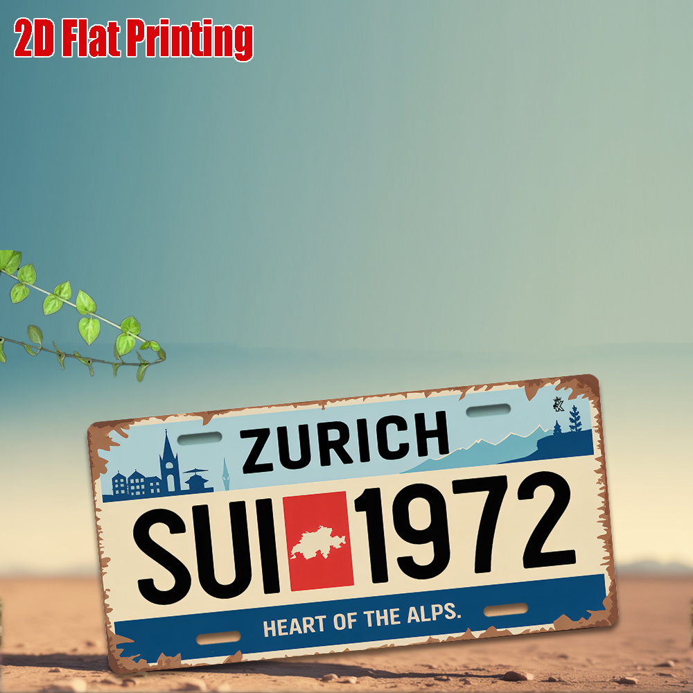 AL Sign - Vintage Durable Meta - Home Decor Zurich avaliação e preço