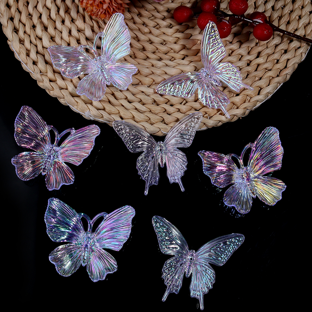 5pcs Acrylic Butterfly Gradien - Home Decor Solution avaliação e preço