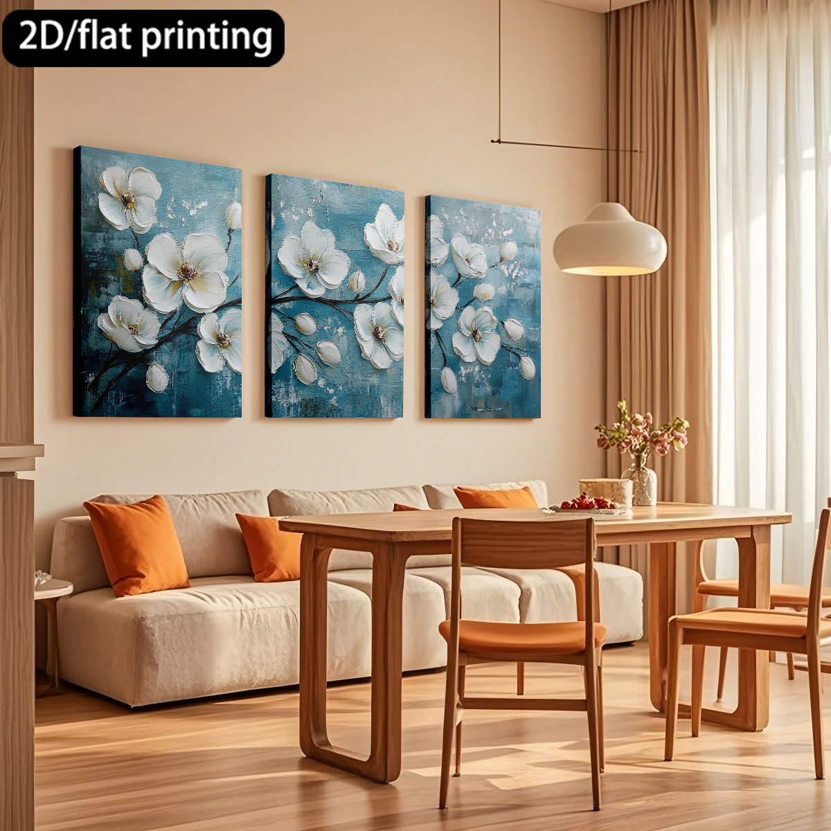 3pc wooden frame canvas decora - Abstract Oil Painting avaliação e preço