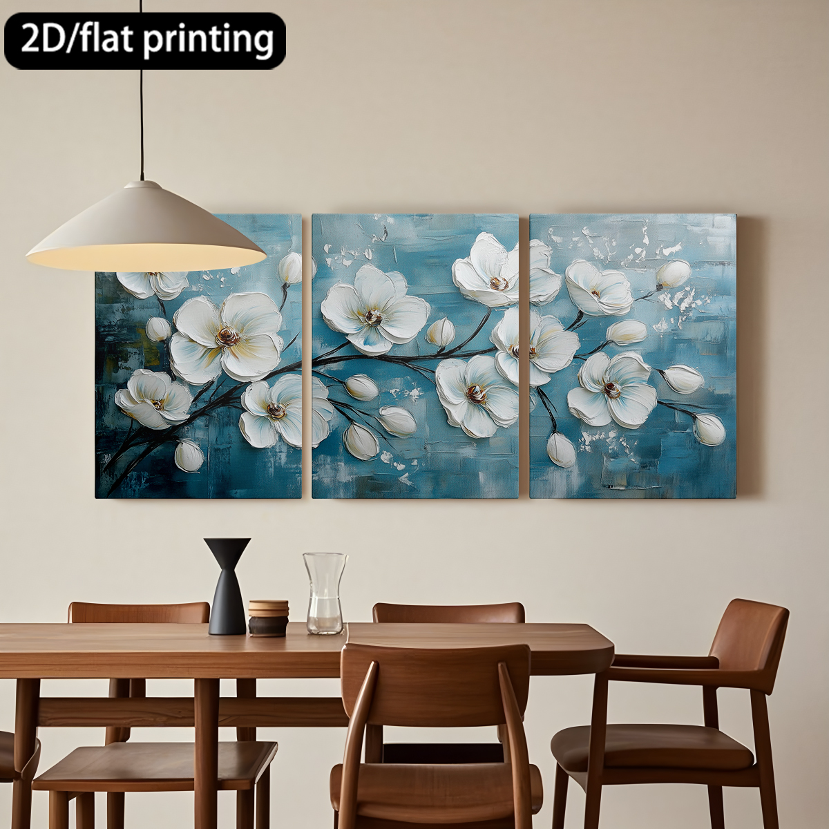3pc wooden frame canvas decora - Abstract Oil Painting avaliação e preço