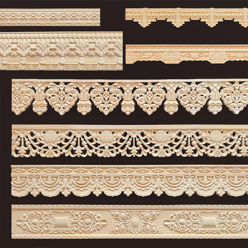Decorative Wood Furniture Mold - Home Decor Wall Molding avaliação e preço
