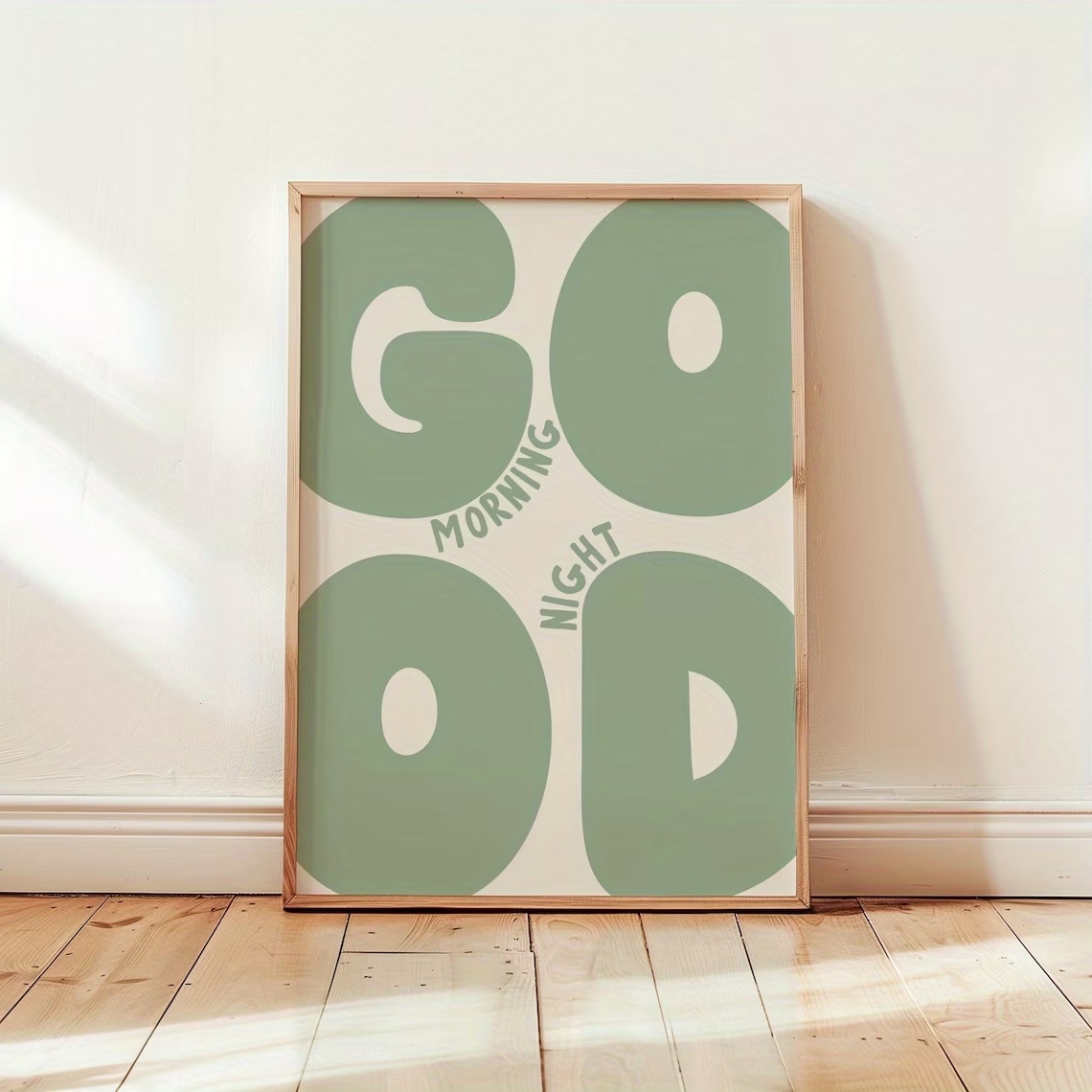 Modern Green Good Morning Good - Home Decor Solution avaliação e preço