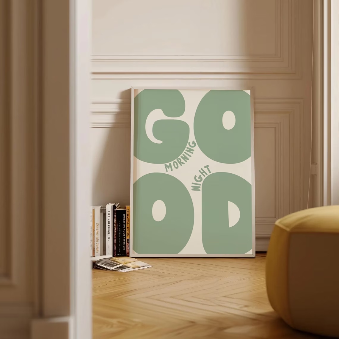 Modern Green Good Morning Good - Home Decor Solution avaliação e preço