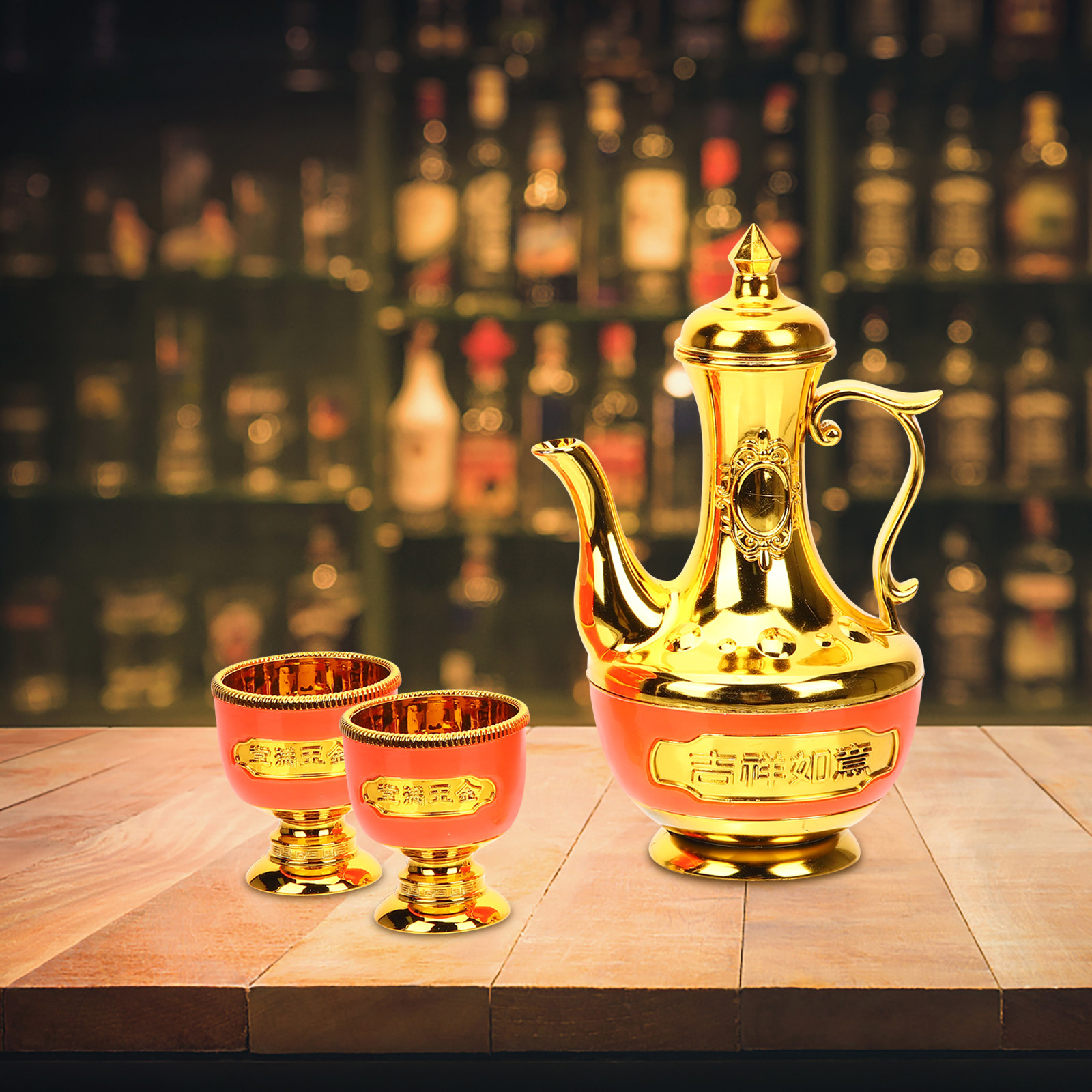 1Set Gold Plated Offering Gobl - Home Decor Yoga avaliação e preço