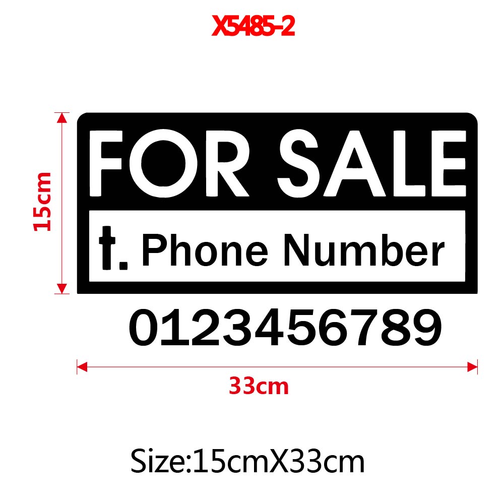 1pc Funny Custom Text with num - Home Decor Sticker avaliação e preço