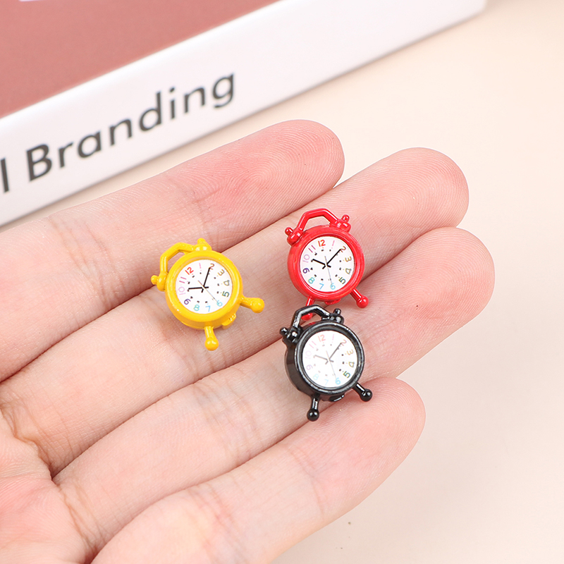 1PC 1:12 Scale Alarm Clock Dol - Home Decor Solution avaliação e preço