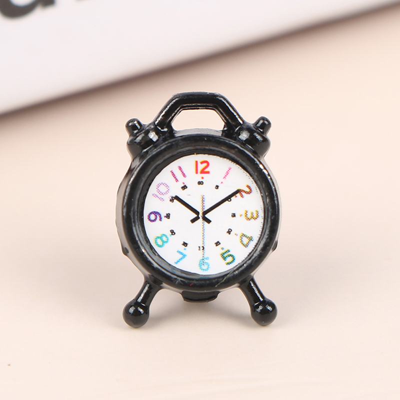 1PC 1:12 Scale Alarm Clock Dol - Home Decor Solution avaliação e preço