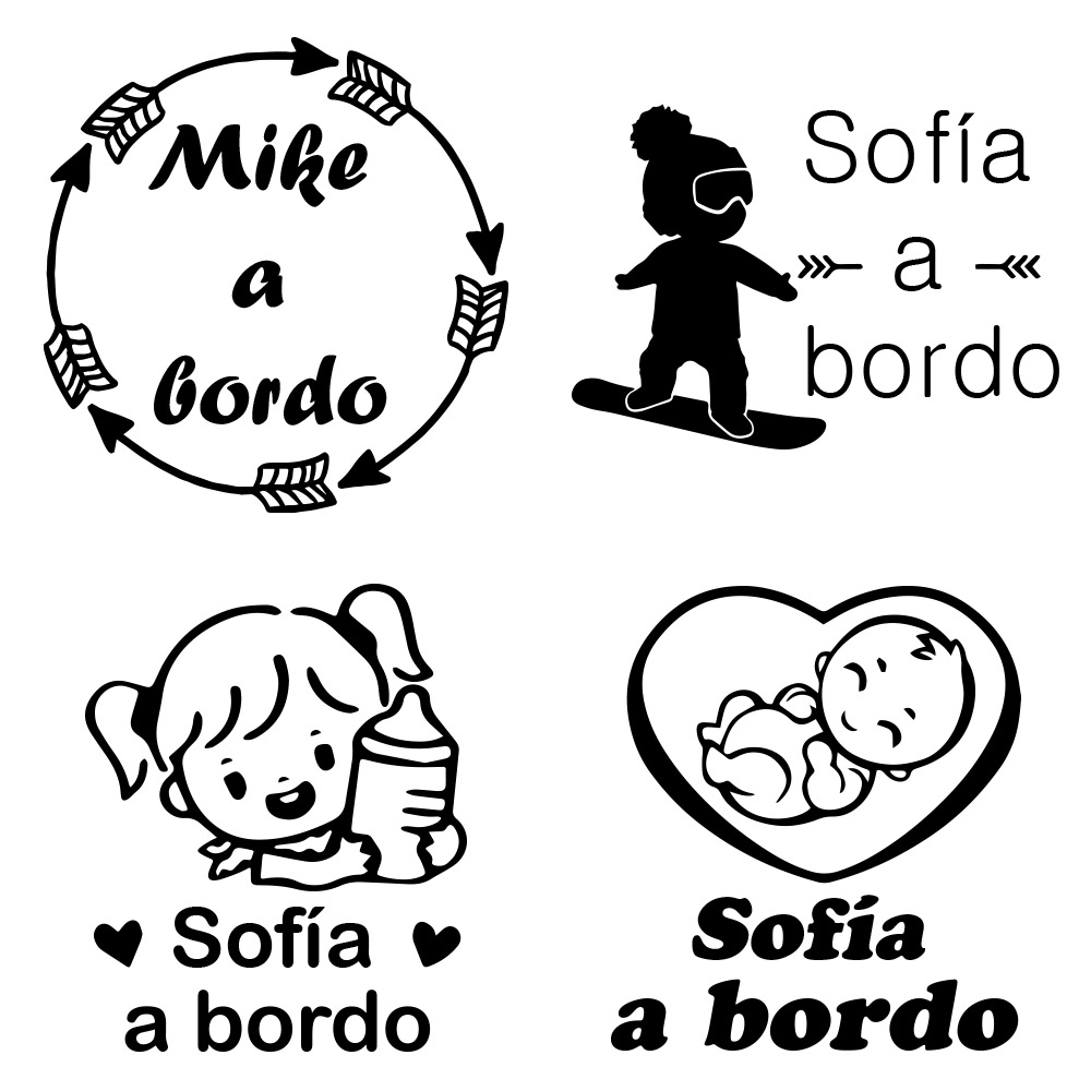 1pc Vinyl baby a bordo colorfu - Home Decor Solution avaliação e preço