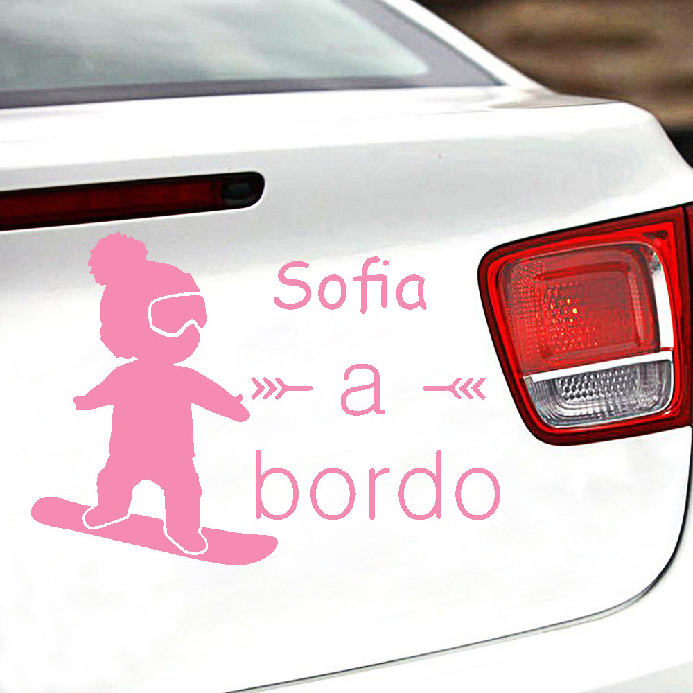 1pc Vinyl baby a bordo colorfu - Home Decor Solution avaliação e preço