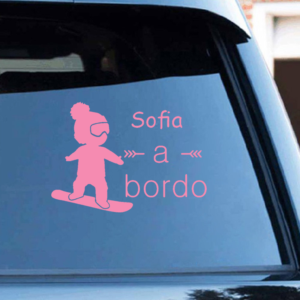 1pc Vinyl baby a bordo colorfu - Home Decor Solution avaliação e preço