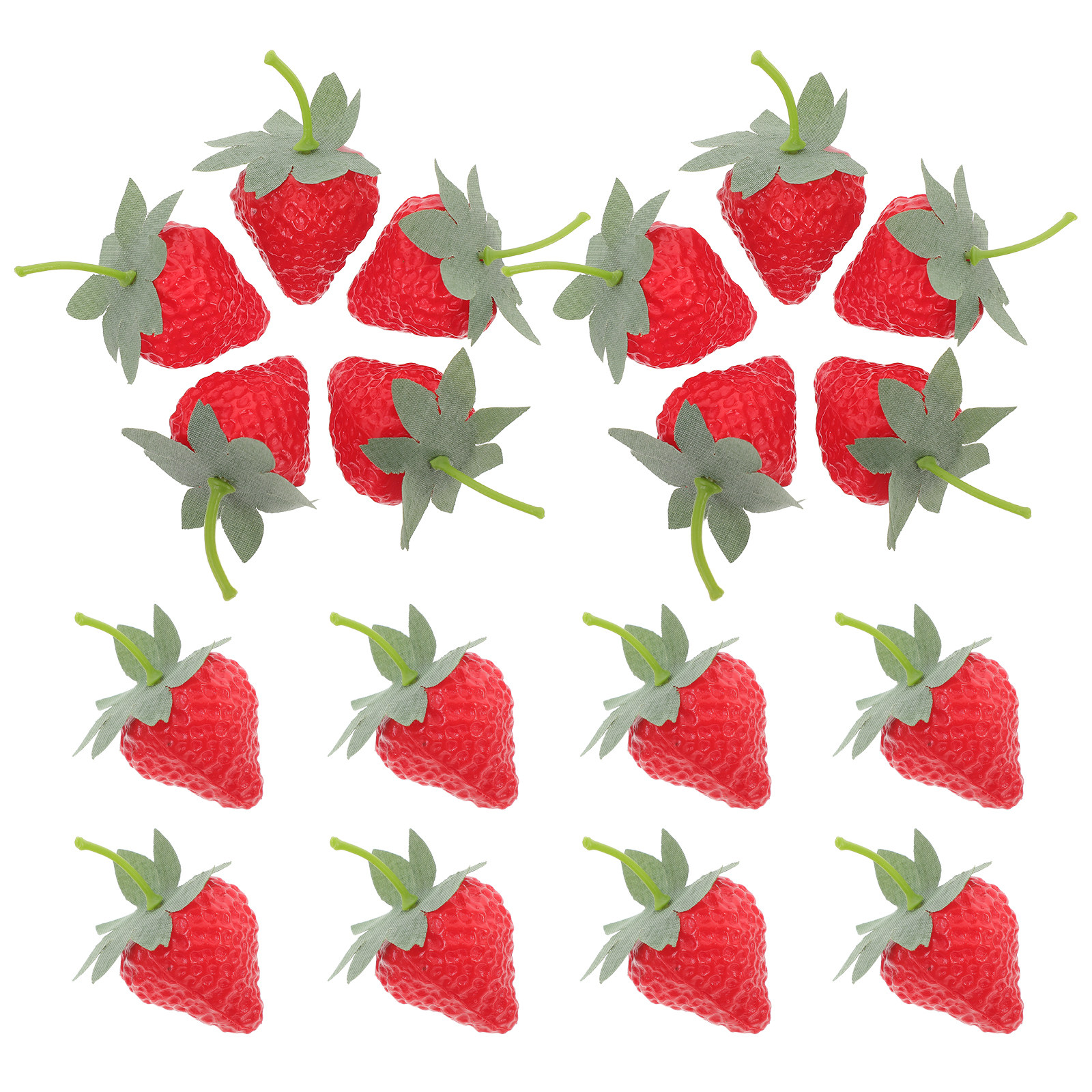 20Pcs Large Artificial Strawbe - Home Decor Retail Stores avaliação e preço