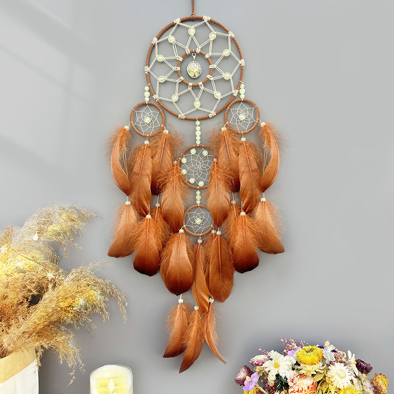 Boho Dream Catcher Hand-woven  - Boho Wind Chimes avaliação e preço