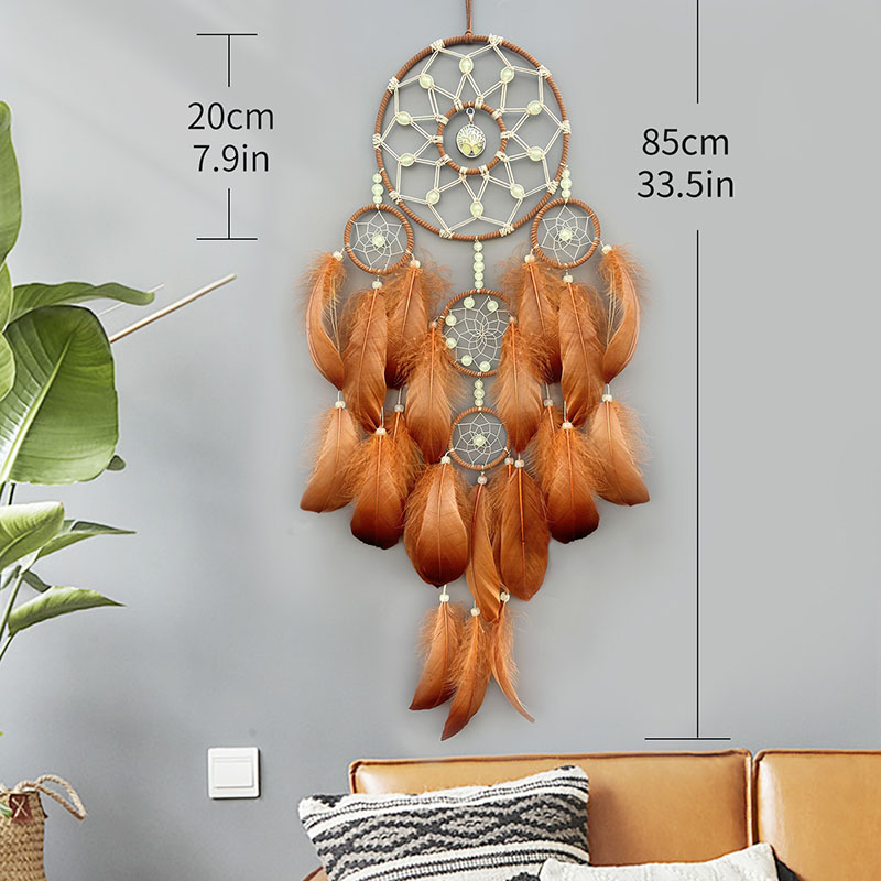 Boho Dream Catcher Hand-woven  - Boho Wind Chimes avaliação e preço