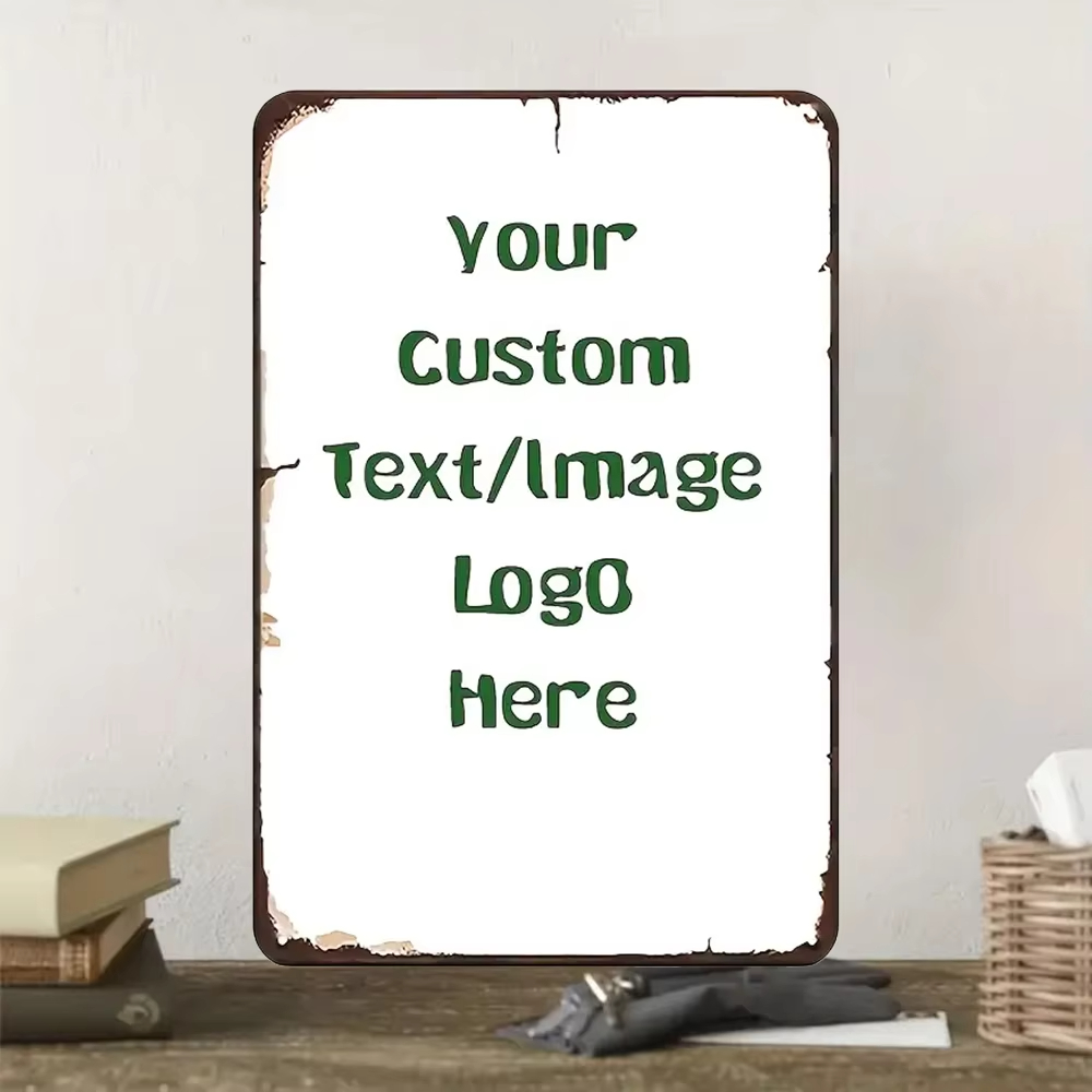 20x30cmVintage Custom Metal Si - Home Decor Sticker avaliação e preço