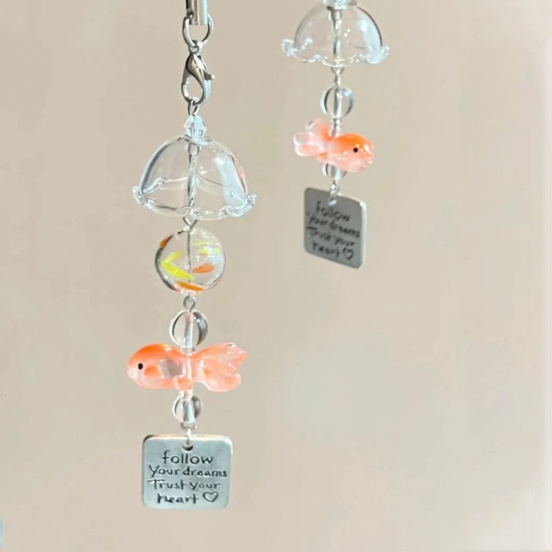 Goldfish Wind Chimes Dream Bea - Boho Wind Chimes avaliação e preço