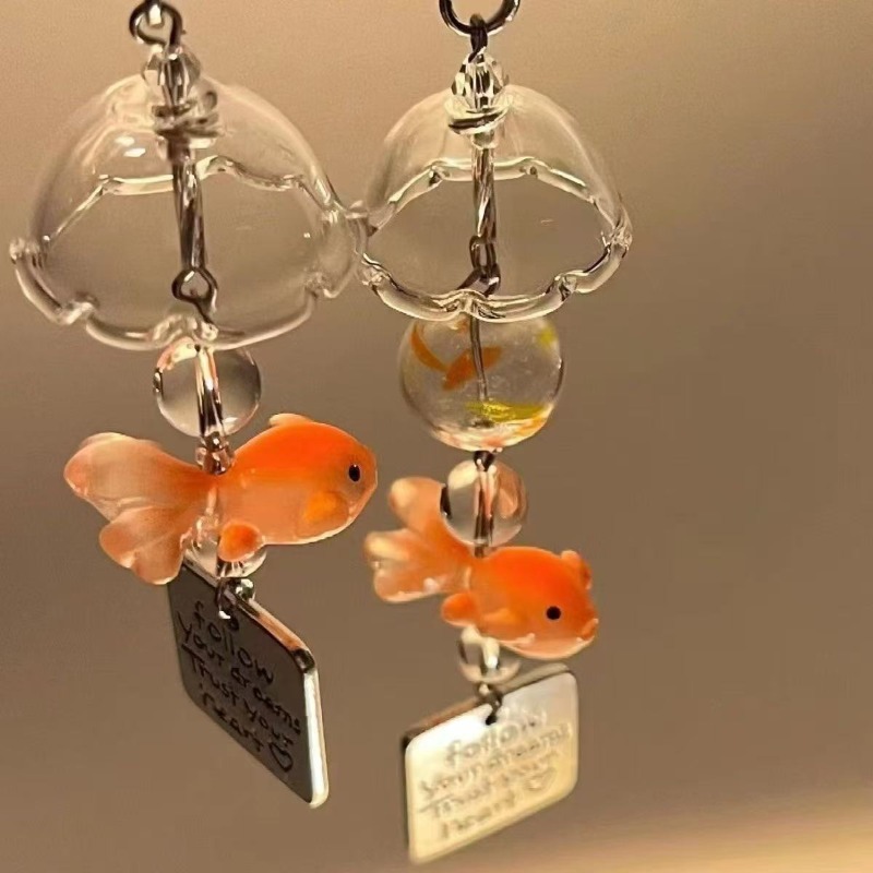 Goldfish Wind Chimes Dream Bea - Boho Wind Chimes avaliação e preço