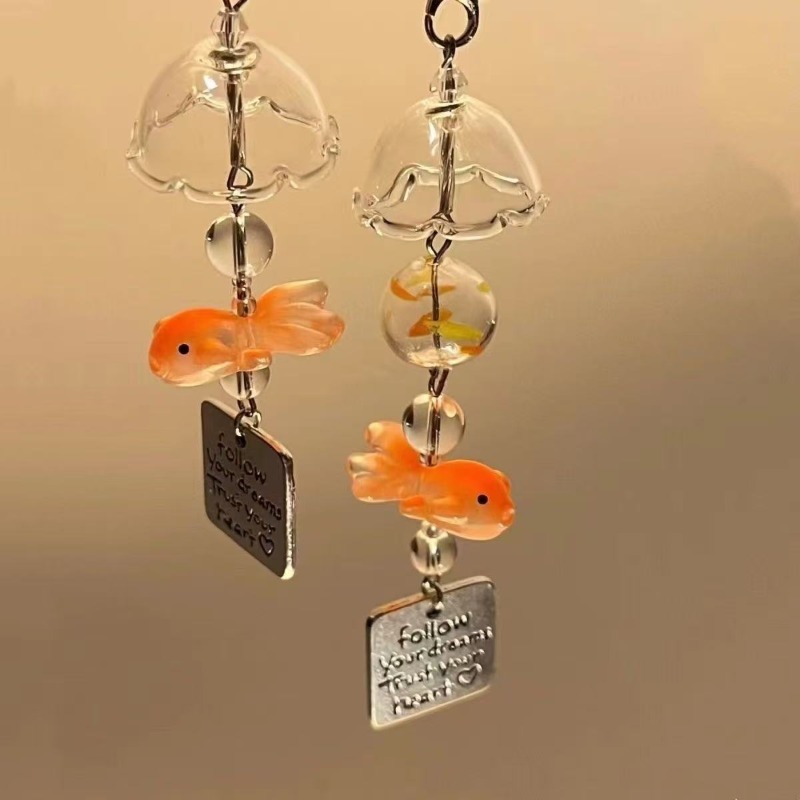 Goldfish Wind Chimes Dream Bea - Boho Wind Chimes avaliação e preço