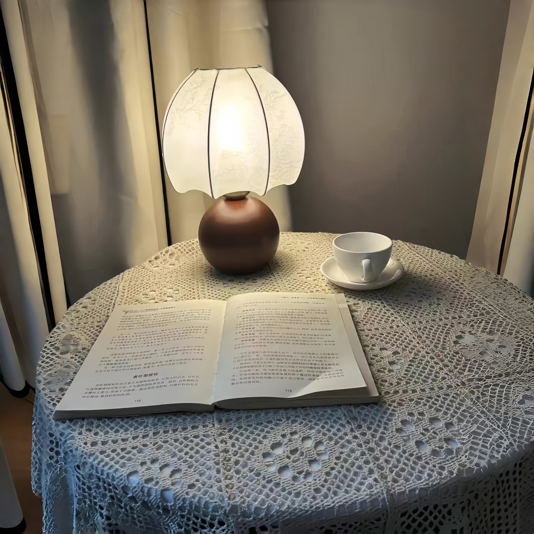 Vintage floral table lamp, med - Home Decor Gold avaliação e preço