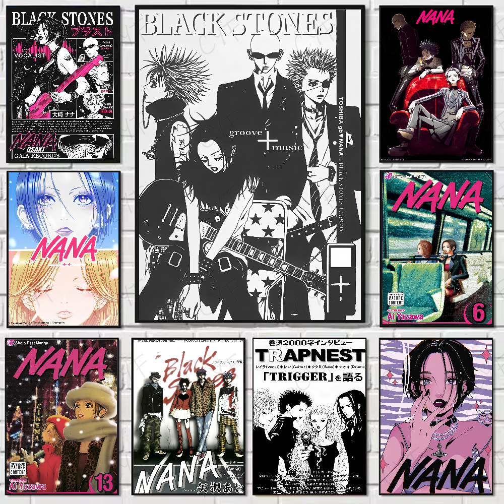 Anime N-NANA Shoujo Manga Post - Abstract Oil Painting avaliação e preço