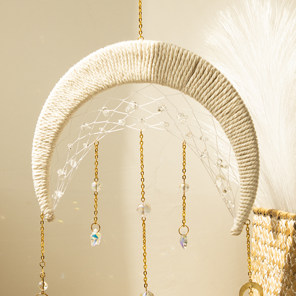 Moon Suncatcher Hanging Crysta - Crystal Sun Catcher avaliação e preço